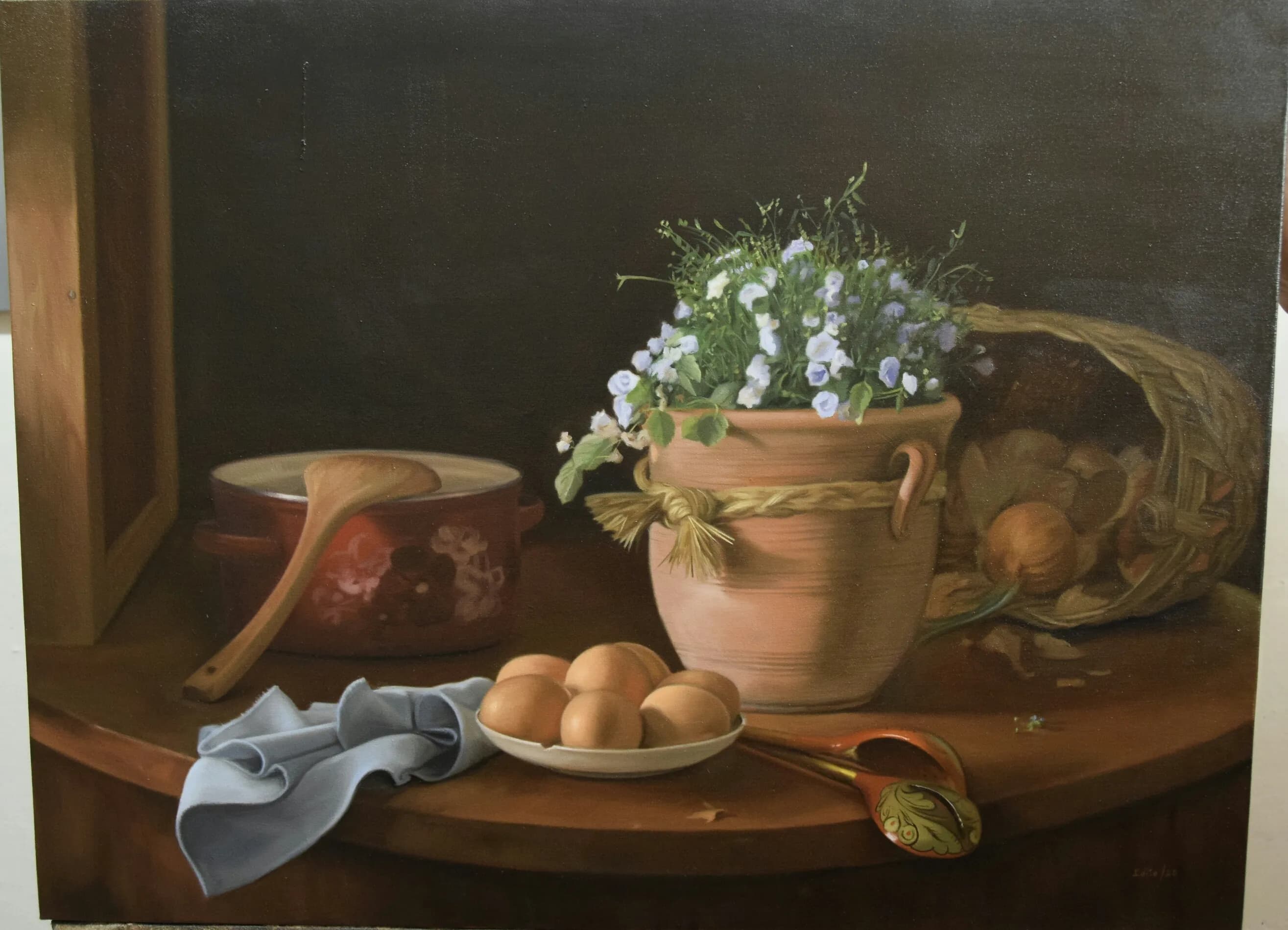 Flowerpot with flowers